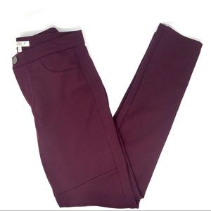 Love, Fire Burgundy Skinny Pants